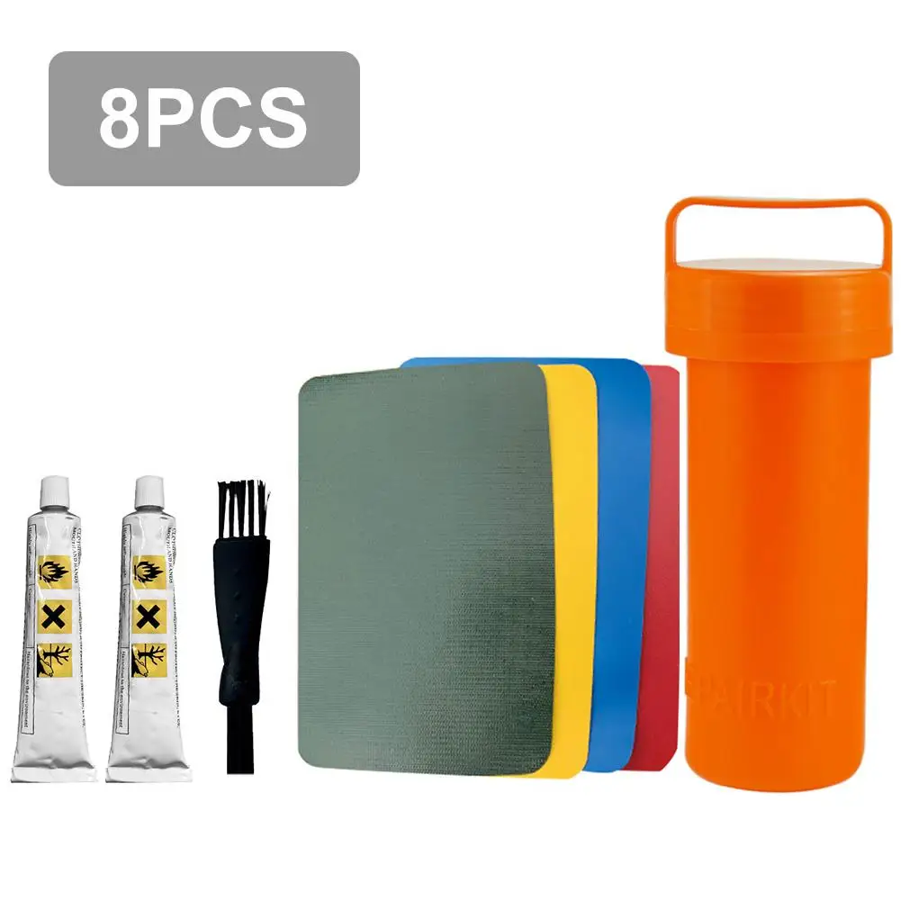 

8PCS/Set High Quality PVC Repair Patch Glue Kit Waterproof Durable Repair Kit For Inflatable Boat Leather Sofa