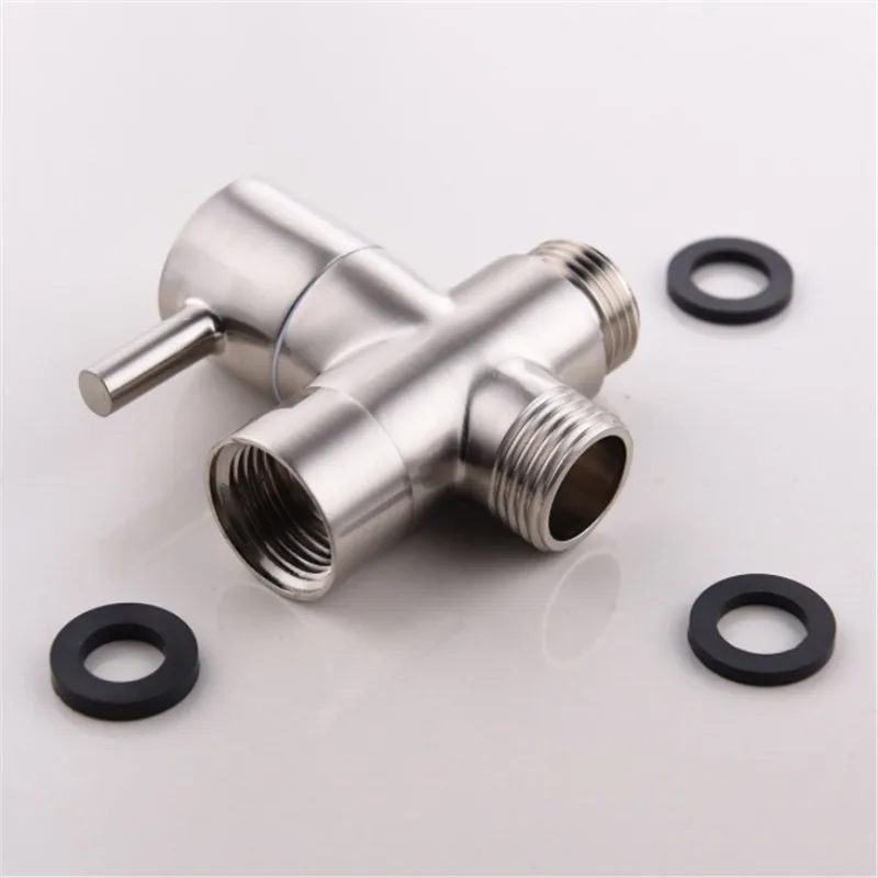 3 ходовой душевой рычаг Расходные клапаны Brused никелевая ванна ручной душ