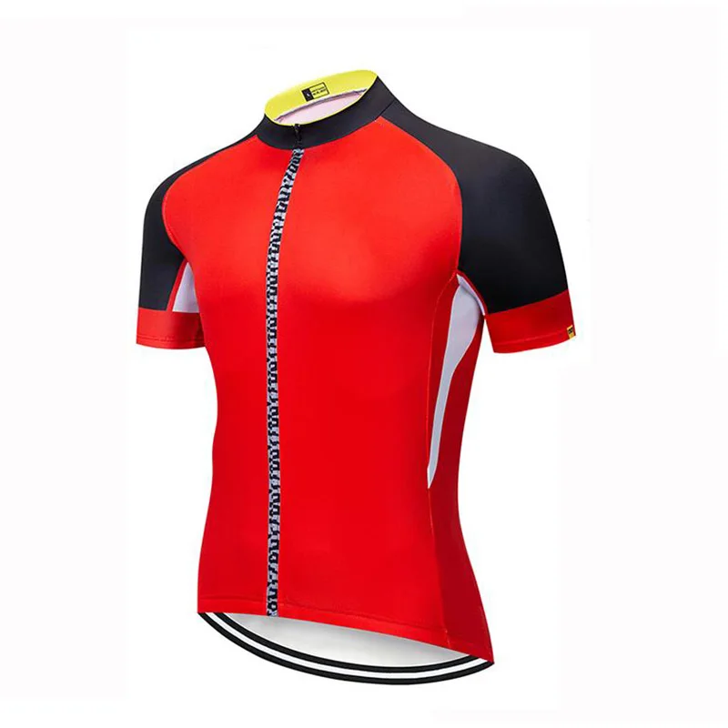 2019 Mavic Мужская велосипедная майка MTB одежда с коротким рукавом рубашка дышащая