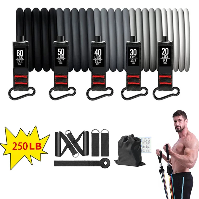 

11 шт./набор, эластичная лента с ручками для занятий йогой