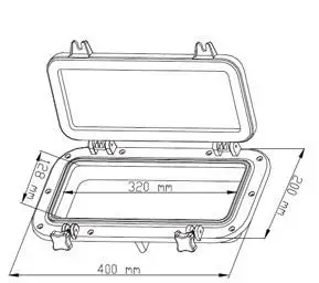 Новинка 40x20 см белая лодка корабль яхта автомобиль замена пор прямоугольное