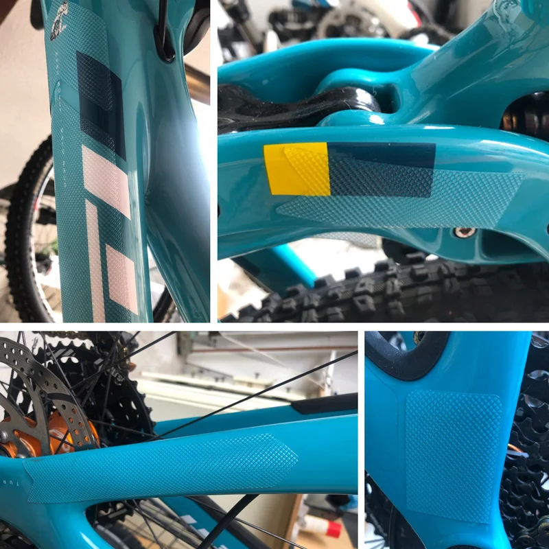 

3D Bike Frame Protector Sticker Scratch-Resistant Protector Wear Resistant Wear Resistant Anti-UV Mountain Bike Mtb Accessories