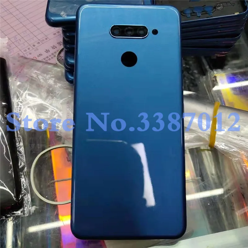

New Back Battery Cover Rear Door Housing Case For LG Q60 With Camera Lens