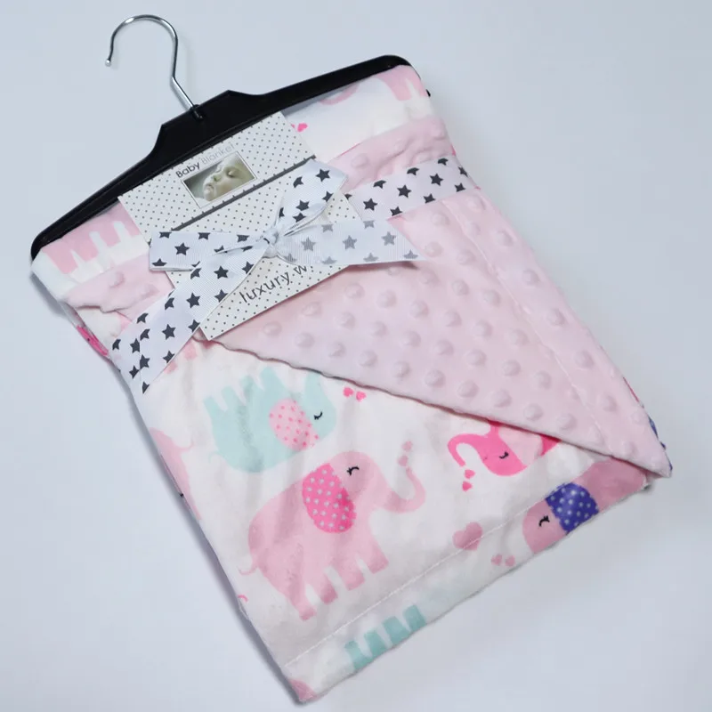 Высококачественное детское одеяло зимнее двойное фланелевое в виде совы и