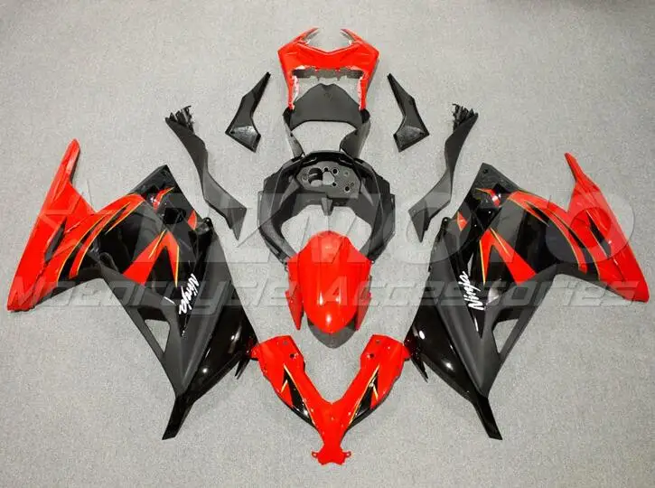 

Injection Mold New ABS Whole Fairings Kit For Kawasaki Ninja 300 EX300 2013 2014 2015 2016 2017 2018 Bodywork set Custom red
