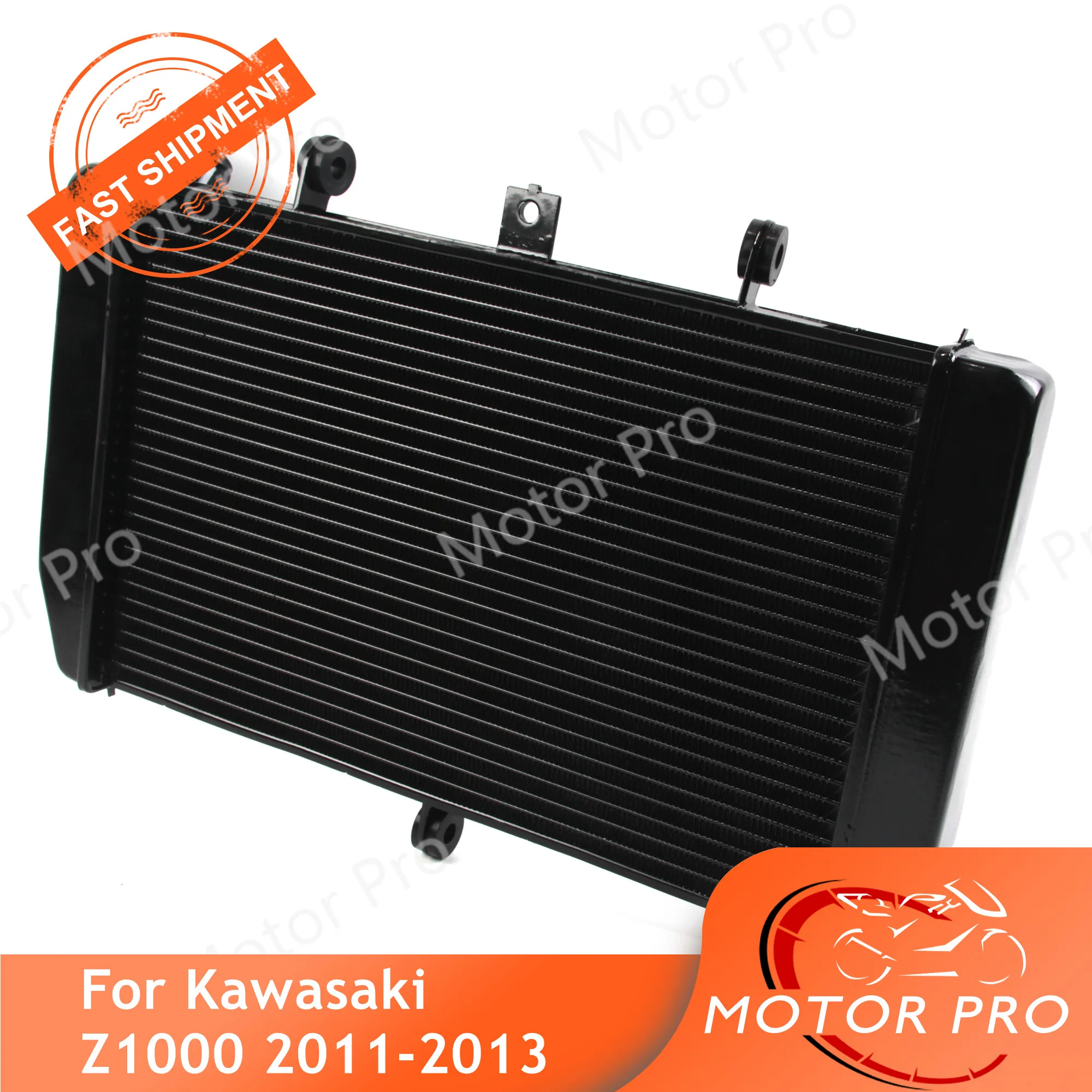 

Motorcycle Radiator For Kawasaki Z1000 2011 2012 2013 Radiators Cooling water Cooler Accessories Z 1000 Aluminum Motorbike Part