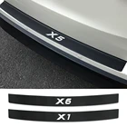 Наклейка на багажник автомобиля для BMW X5 E70 E53 F15 X3 F25 X6 F16 E71 X1 F48 E84 X2 X4 F26 X7 аксессуары для интерьера Защитная крышка