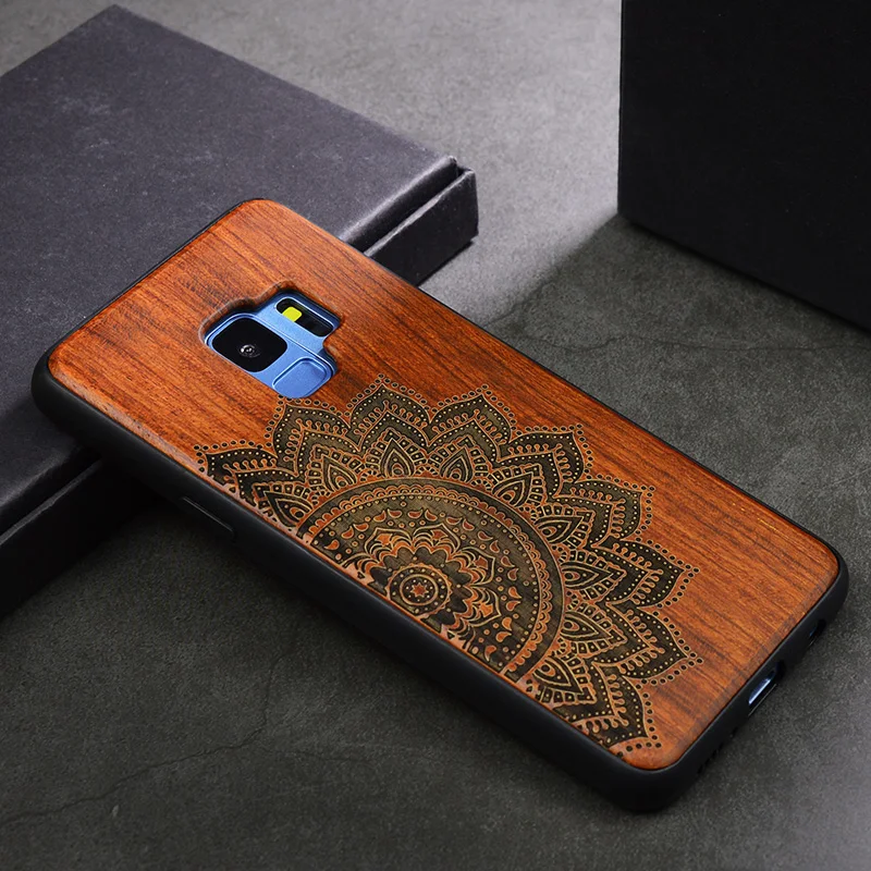 Деревянный ящик для iPhone 11 Pro Max 7 6 6S 8 Plus X XR XS Max чехол для телефона samsung Galaxy S9 S10 Plus Note 9 8 10 Plus Pro - Цвет: BB