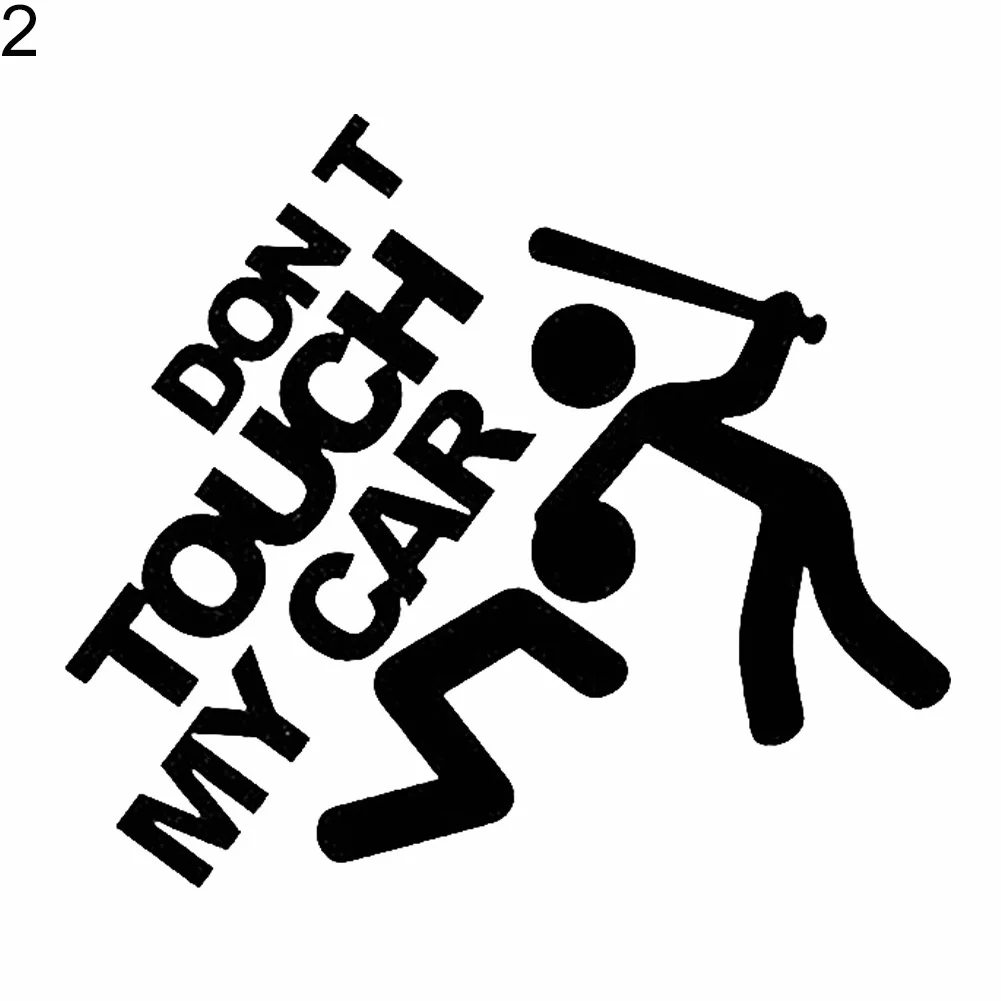 

Personalized CarStickers Creative Funny Dont Touch My Car Vehicle Reflective Decals Sticker Decoration for Car Window Car Decal