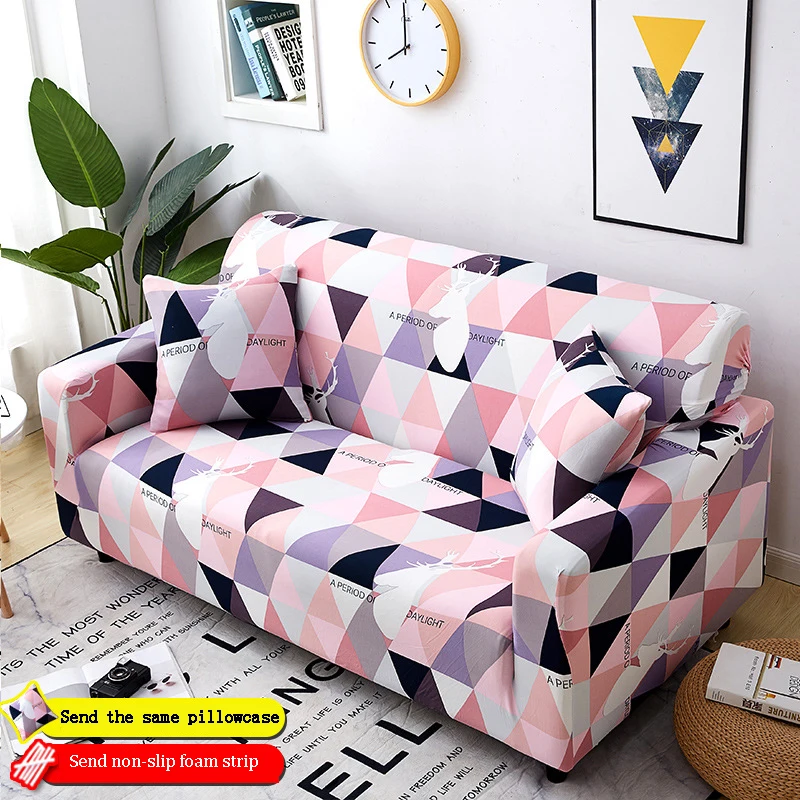 3 местный эластичный диван подлокотник крышка Slipcover стрейч для гостиной Универсальный нескользящий все включено мебель протектор