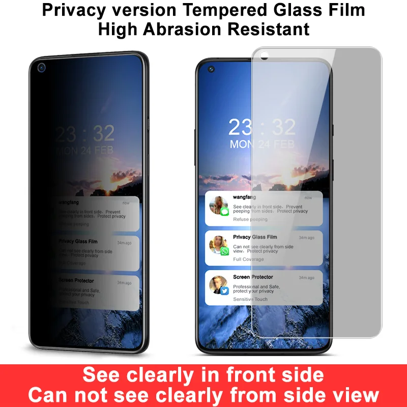 

Для OnePlus9R 5G Glass IMAK тонированное защитное закаленное стекло для OnePlus9R 5G полная защита экрана