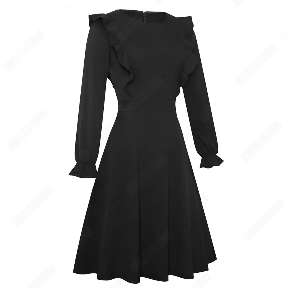 Женские повседневные качели в стиле ретро для вечерние Классические однотонные