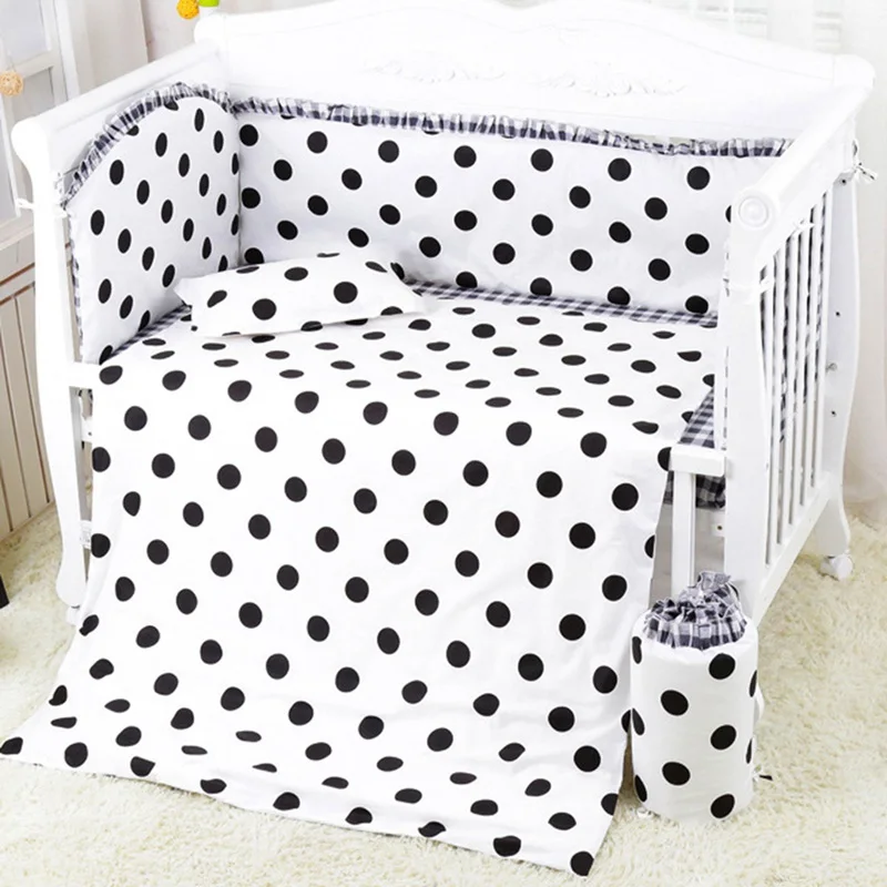 5 шт. кроватка для новорожденного бамперы хлопок детская Бампер Лист ограждение
