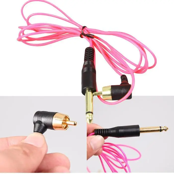 Тату силиконовый локоть голова мотор машина кабель питания красный/синий/черный