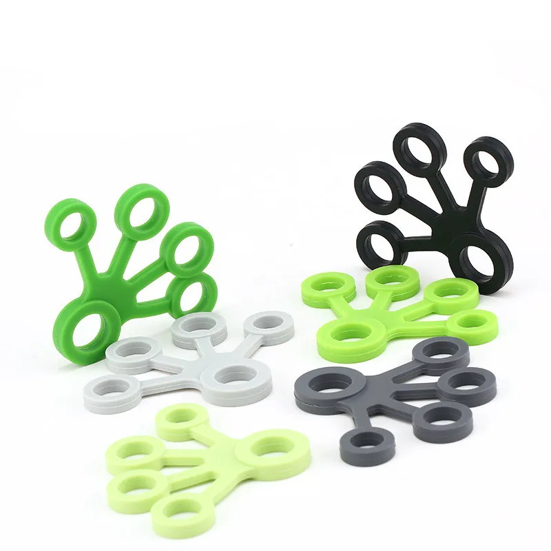 1PC Silicone Finger Strength Exerciser Ring Gripper Fitness Extension Grip Training | Спорт и развлечения