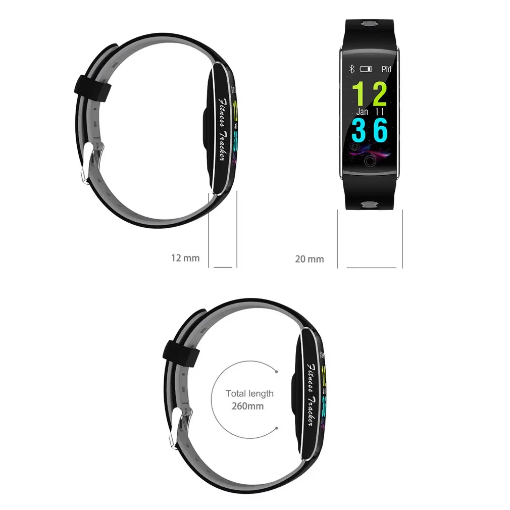 Смарт браслет для мужчин и женщин F10 OLED Браслет фитнес трекер давление спортивные
