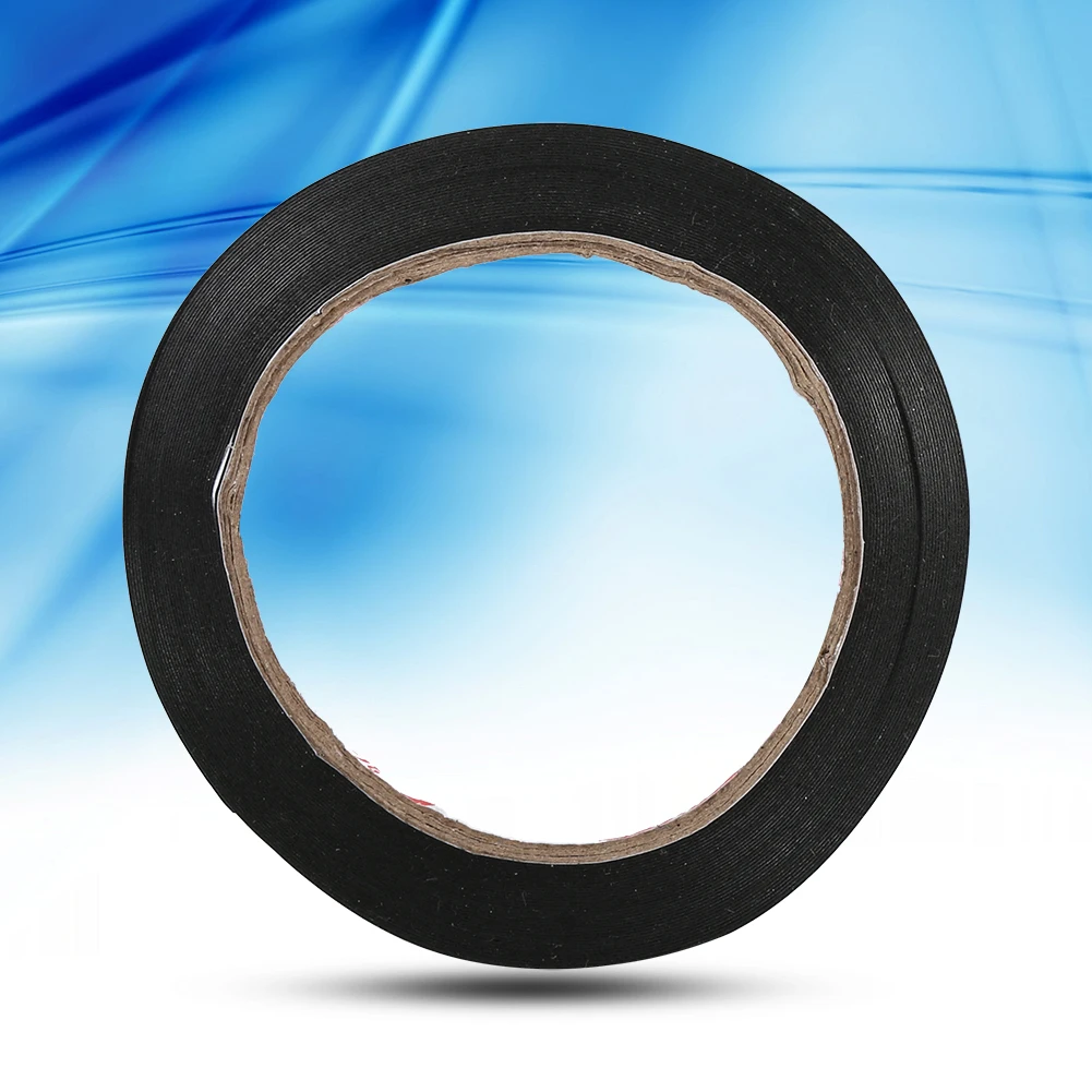 Липкая двухсторонняя самоклеящаяся лента черный скотч из пенопласта ширина 2 мм