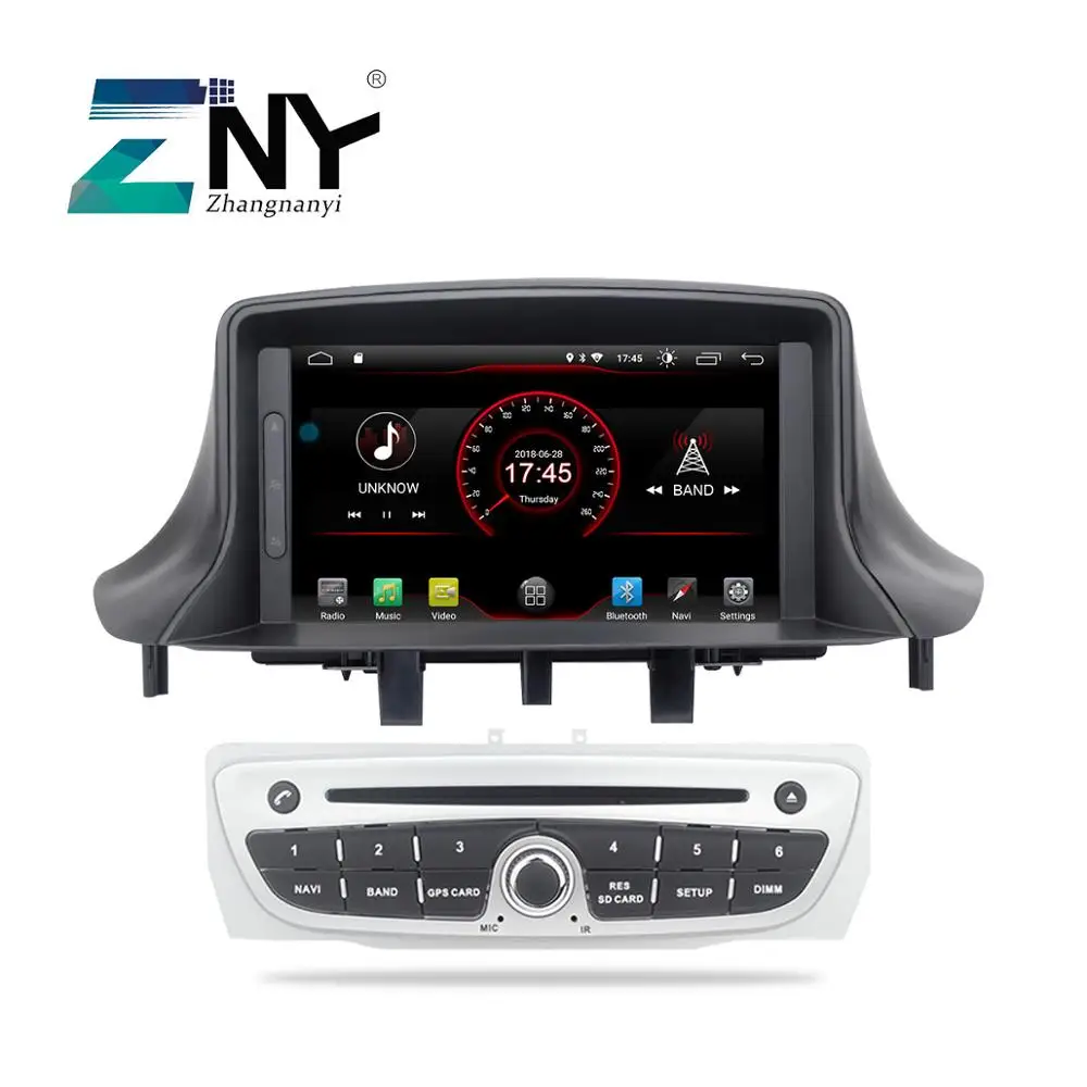 7 "Android 10 автомобильный стерео GPS для Renault Megane 3 Fluence In Dash Мультимедиа Радио DVD WiFi