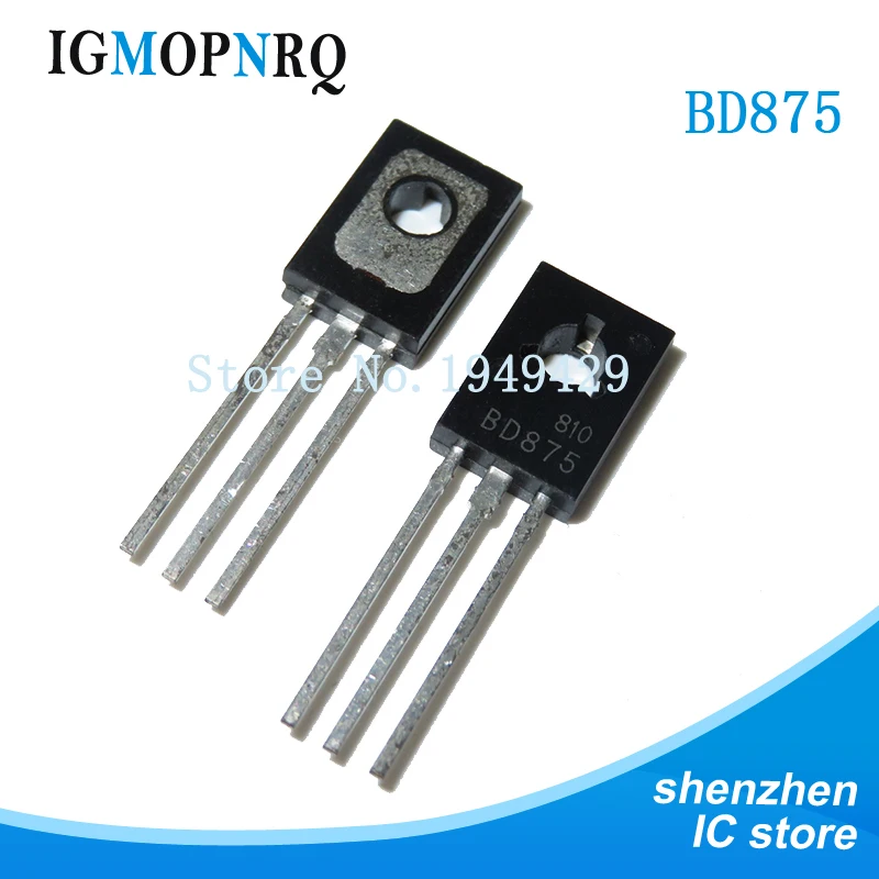 10 шт./лот BD875 TO 126 BD 875 TO126 NPN 45V 1A новый транзистор|Интегральные схемы| |