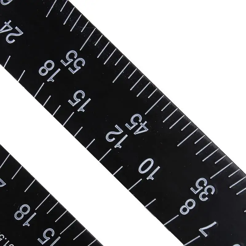 

7/12 inch Metric Aluminum Alloy Black Triangle Angle Ruler Protractor Woodworking Measurement Tool Triangular Ruler