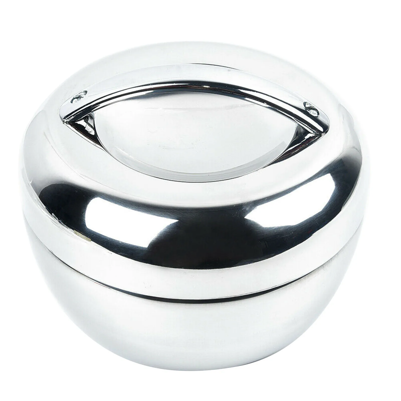 

Portable Stainless Thermo Insulated Thermals Food Container Bento Round Lunch Box HOT New