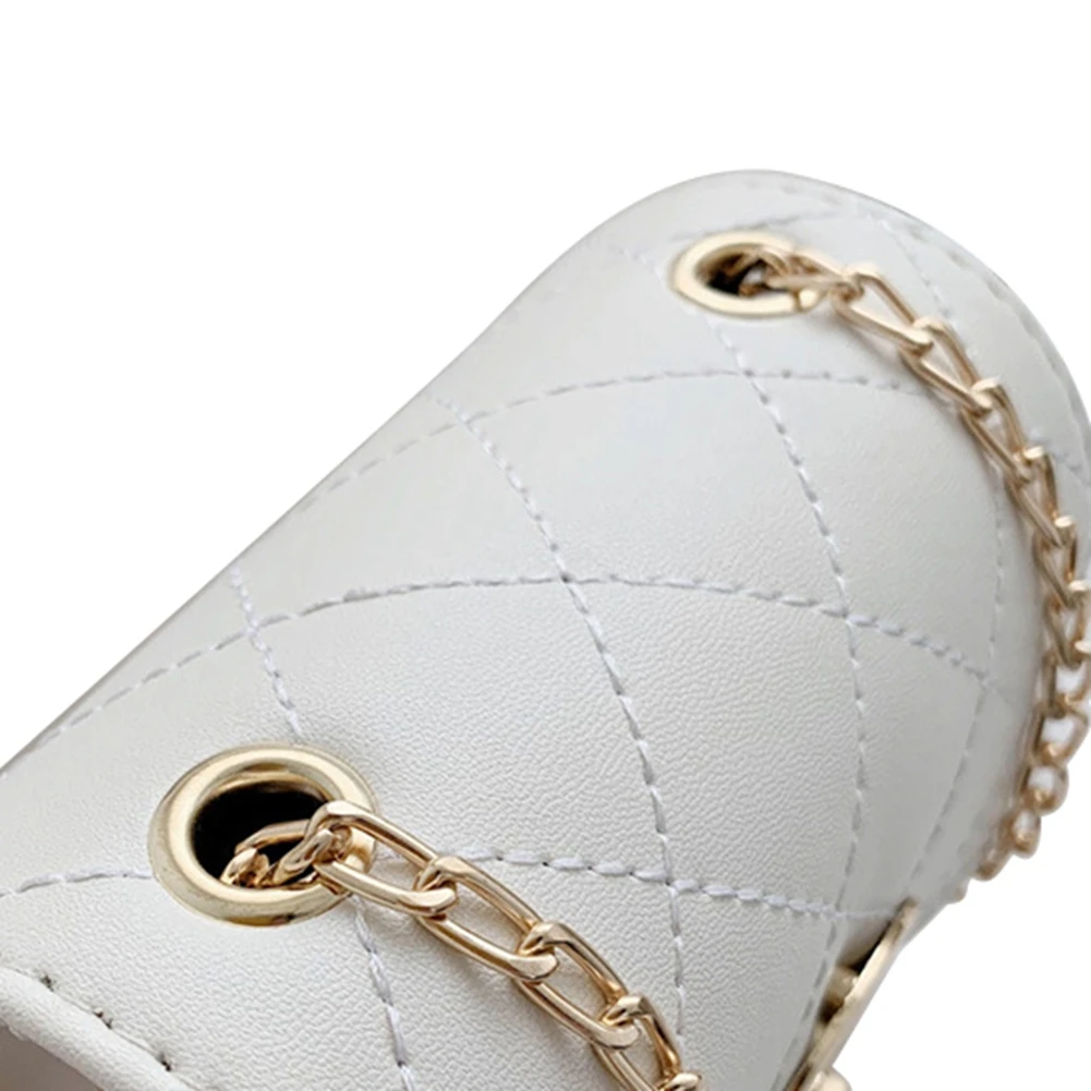 

Women Fashion Small Square Bag Solid Color Chain Shoulder Bag Simple-style Crossbody Bag