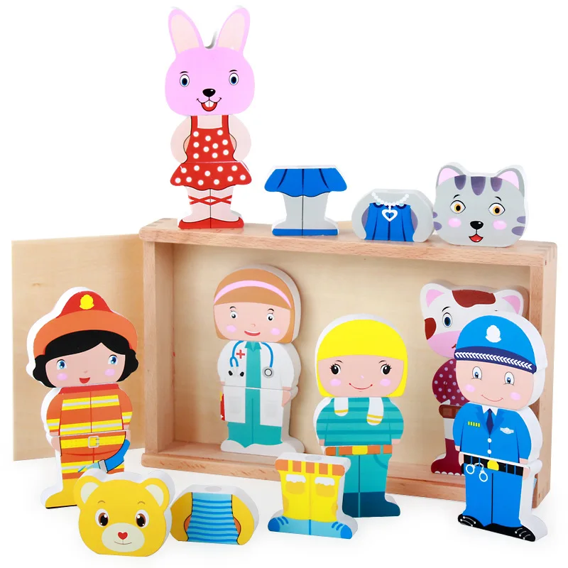 Бесплатная доставка детские игрушки с деревянным блоком для раннего образования