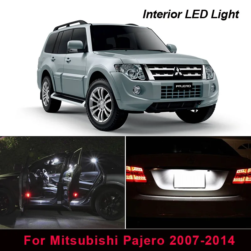 14 шт. Автомобильные светодиодные лампы белый авто Интерьер светильник s для 2007 2014