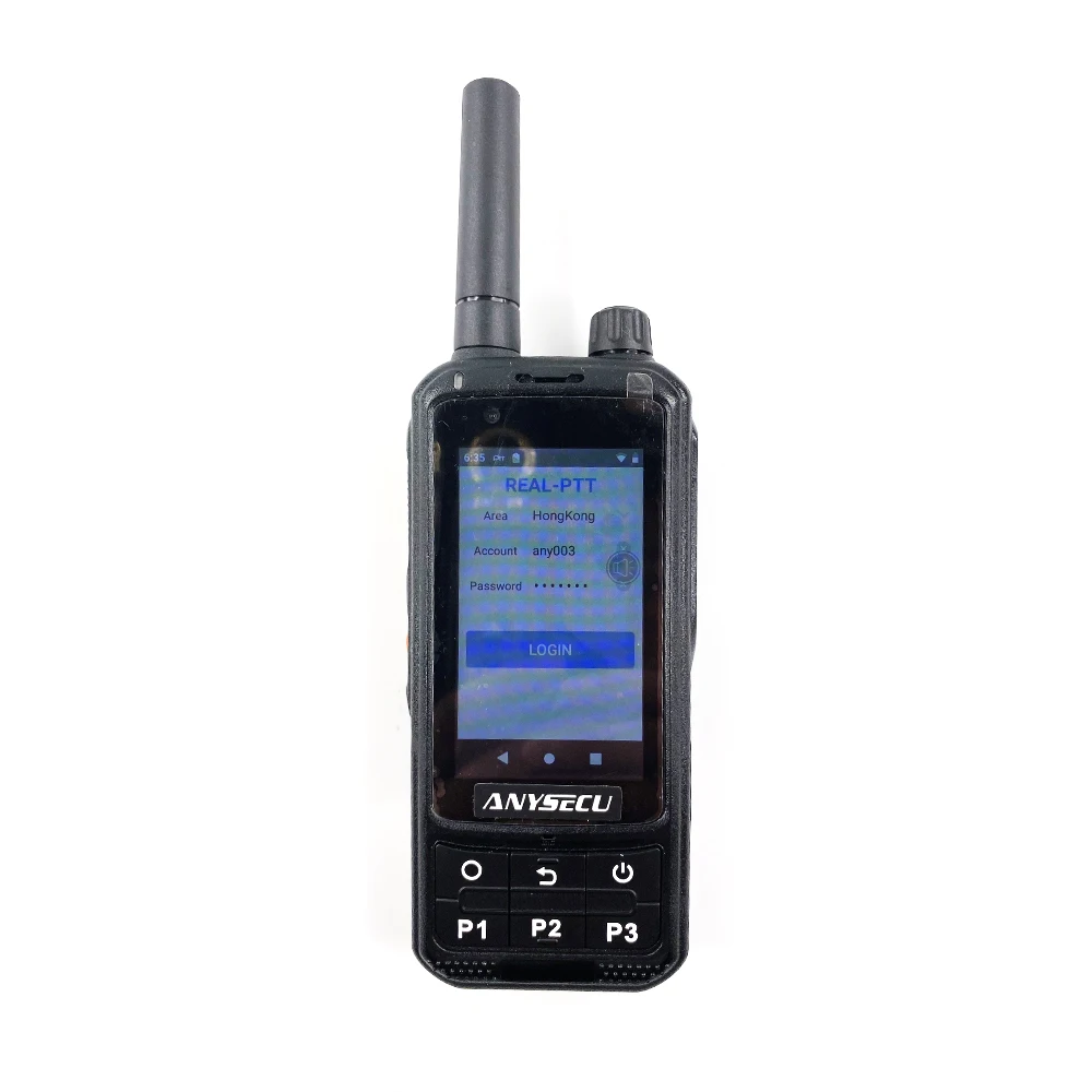 ANYSECU V970S Профессиональный POC радио Android 9 0 3500mAh аккумулятор Zello PTT Walkie Talkie