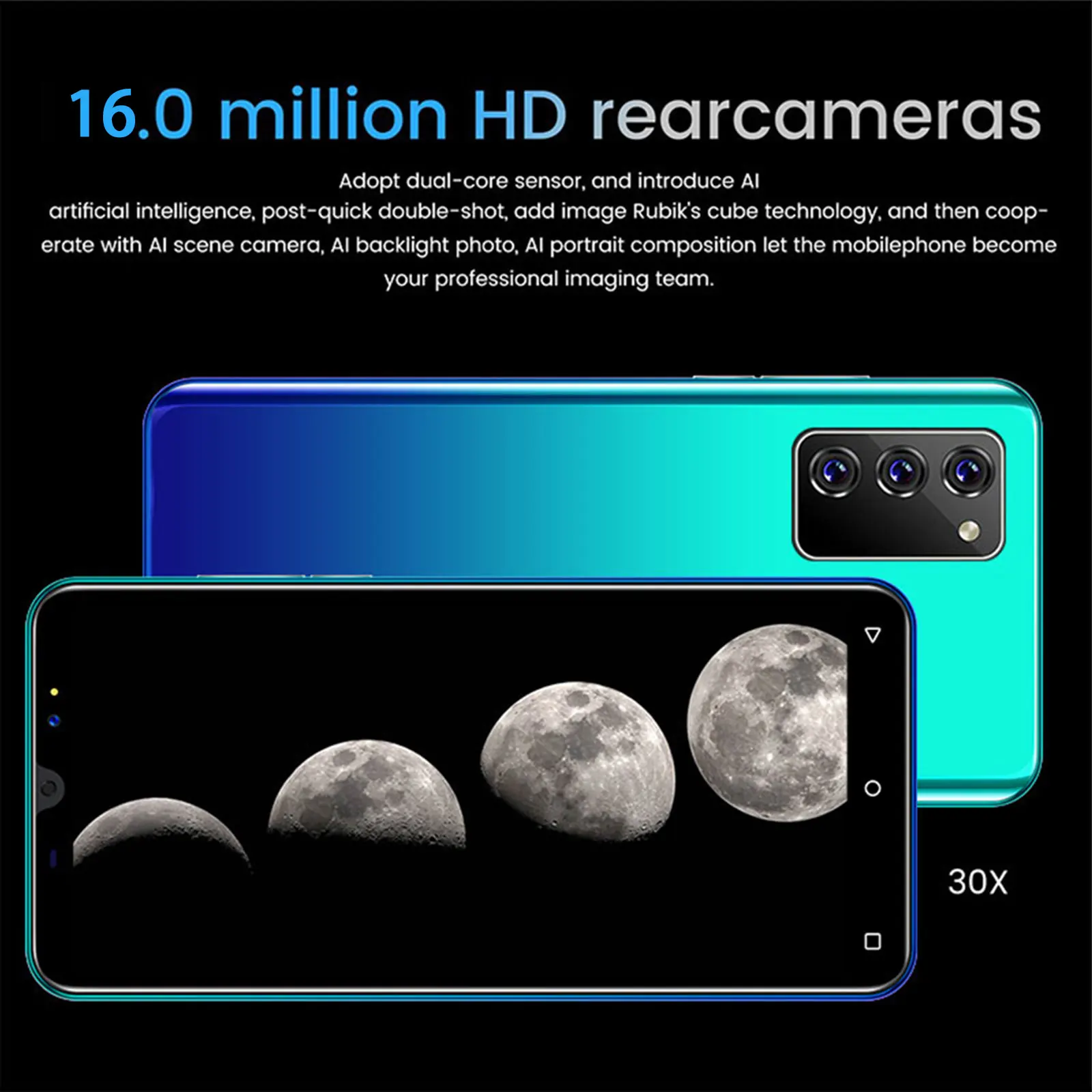 

Note 30 Plus 5.5Inch Smartphone Global Version 4+64G Full Screen 8+16MP Face ID Android 9.1 10core Dual SIM Face ID Mobile Phone