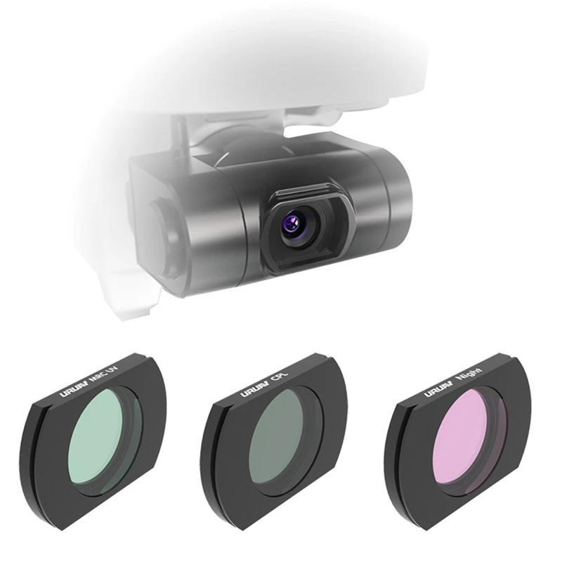 Фильтр для объектива камеры URUAV Hubsan ZINO H117S/ZINO PRO УФ/CPL/ND4/ND8/ND16/ND32/NIGHT Combo набор