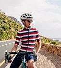 Мужская куртка для велоспорта Cafe Du Cycliste, летняя, с коротким рукавом, быстросохнущая, для триатлона, с защитой от пота