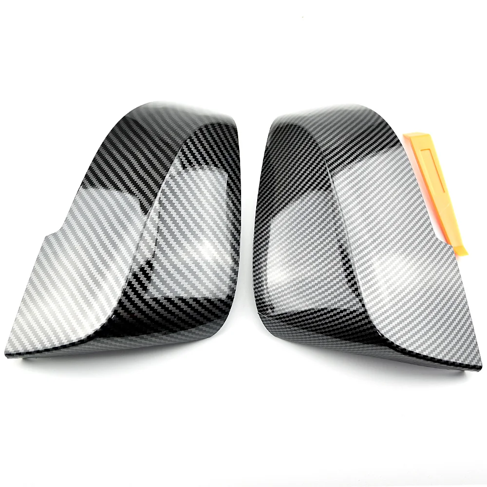 

1 Pair Rearview Mirror Cover Side Wing Rear View Mirror Case Covers Glossy Black For BMW F20 F21 F22 F30 F32 F36 X1 F87 M3