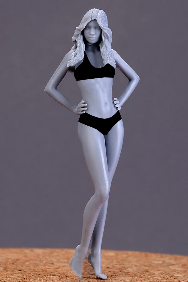 1/24 Набор для моделирования из смолы фигурка девочки|Наборы сборки моделей| |