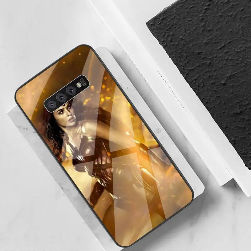 

Soft Superhero Wonder Cover Woman Phone Cases Tempered Glass For Samsung S6 7 8 9 10 20 Plus Ultra Note8 9 10 10pro