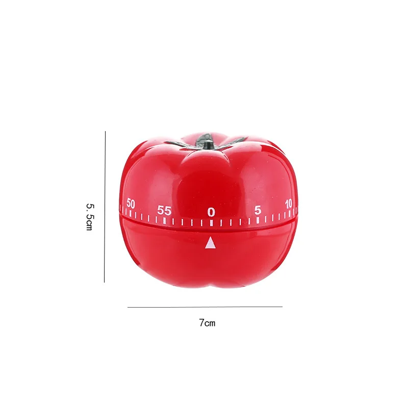 

Creative stainless steel mechanical egg and apple alarm home kitchen timer