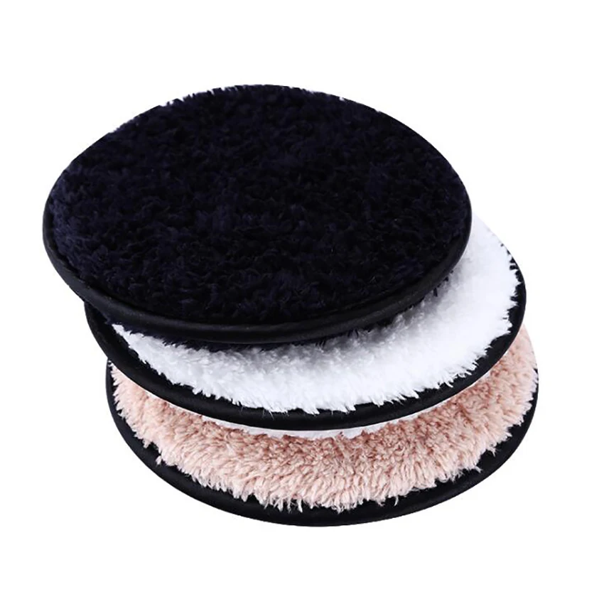Reusable Makeup Remover Pads, Round Makeup Cleansing Pad for Heavy Makeup & Masks - Microfiber Makeup Remover Wipes for Mascara