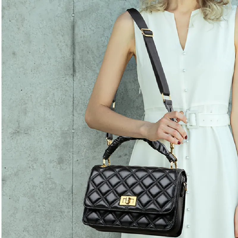 

Genuine Leather Women Totes 2021 New Fashion Chain Diamond Lattice Bags Ladies Designer Purses and Handbags Bolsos Para Mujer Gg