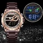 Часы мужские кварцевые с хронографом, нержавеющая сталь