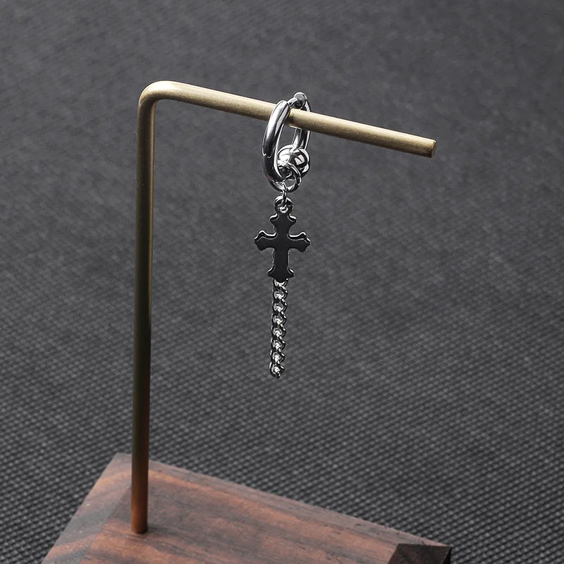 Серьги-подвески из нержавеющей стали для мужчин и женщин стильные украшения