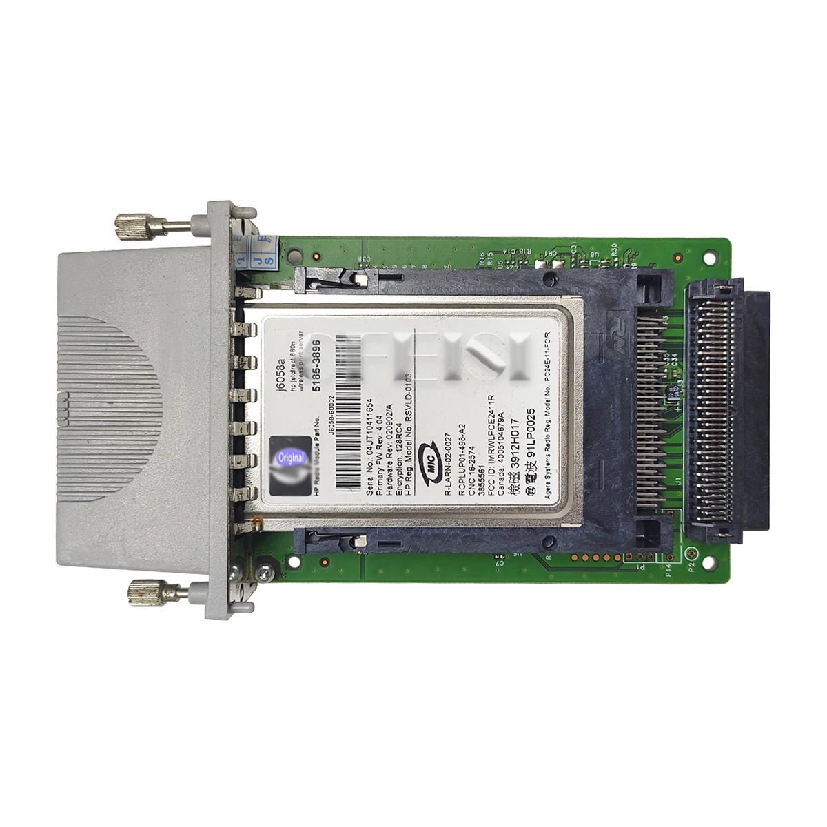 

Оригинальный J6058A j6058-60002 в наличии для HP Jetdirect 680n WLAN card беспроводная сетевая карта части принтера