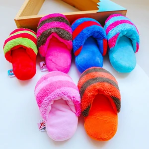 Pet Toys Squeaker Plush Slipper Shaped Puppy Dog Sound Chew Play Toys for Dog Cats Funny Dog Products