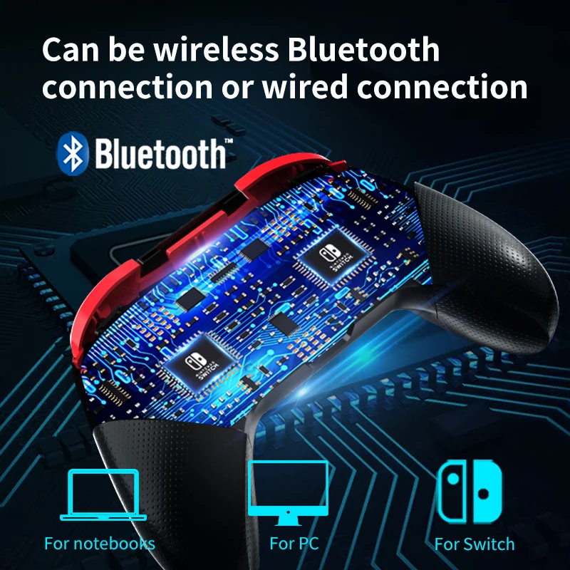 Беспроводной игровой bluetooth контроллер для Nintendo переключатель Pro НС Lite ПК ноутбук