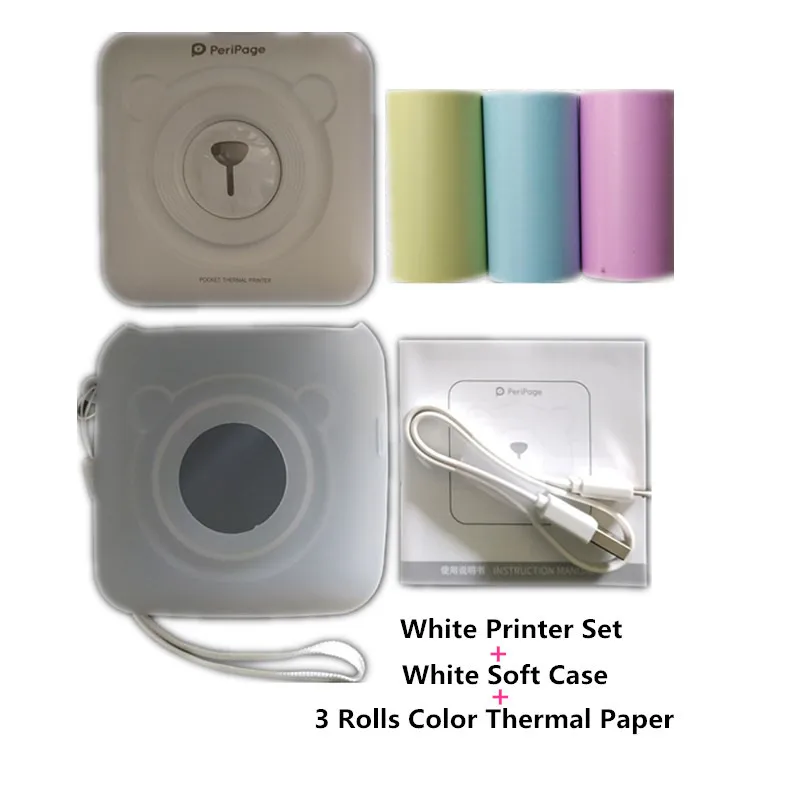 GOOJPRT маленький портативный термопринтер Bluetooth 4 0 беспроводной Android iOS умный