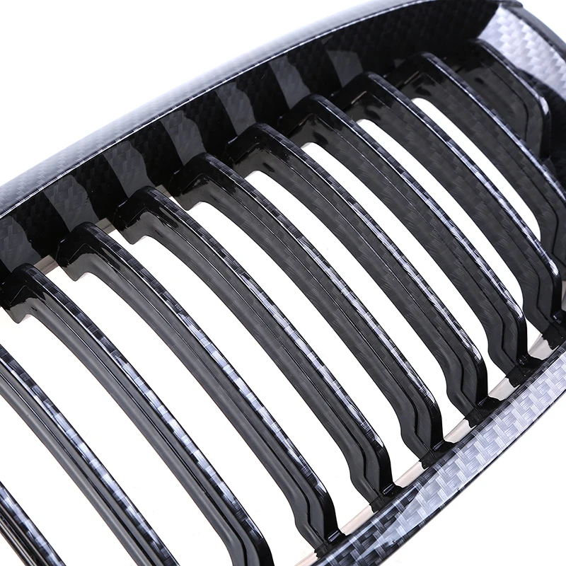 Posbay Автомобильная имитация углеродного волокна передняя решетка декоративные