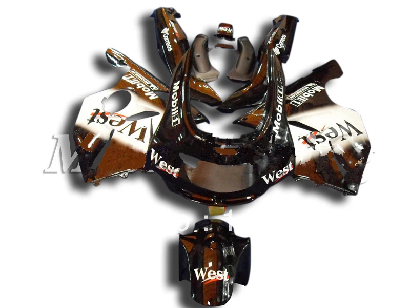 

100%NEW 100%NEW WEST Fairings For KAWASAKI Ninja ZX-6R 98-99 ZX 6R 1998-1999 ZX6R 98 99 ZX 6R 1998 1999 Fairing Kits Bodywork