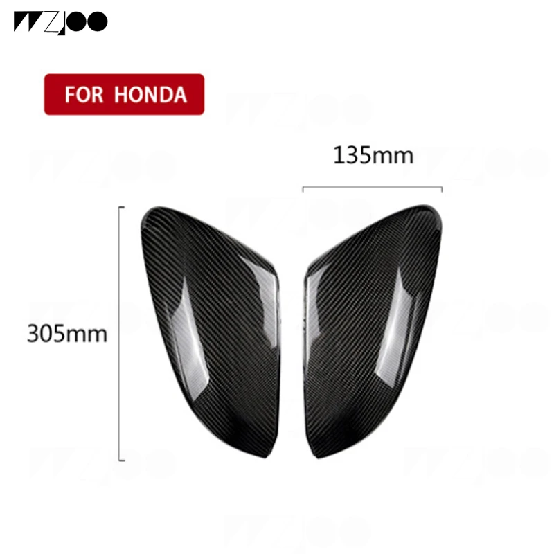 Carbon Fiber Style ABS Rear View Side Door Mirror Wing Cover Rearview Caps Fit For Honda Civic 2016-2018 auto Accessories | Автомобили и