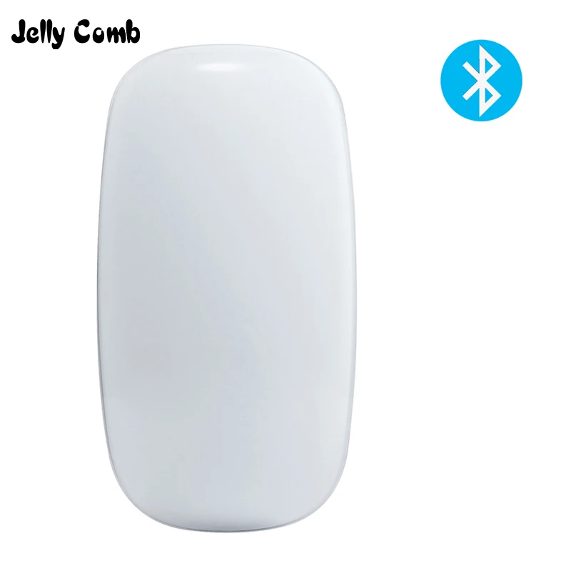Беспроводная Bluetooth-мышь Jelly Comb Touch, дорожная ультратонкая портативная мини-мышь для мобильных устройств на выбор, для Apple Mac, Android, Windows, ПК