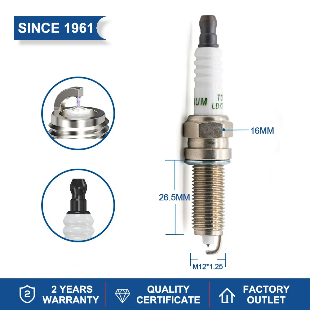 Высококачественные китайские оригинальные TORCH Iridium Platinum Spark Plugs LDK7RTIP-11 Система