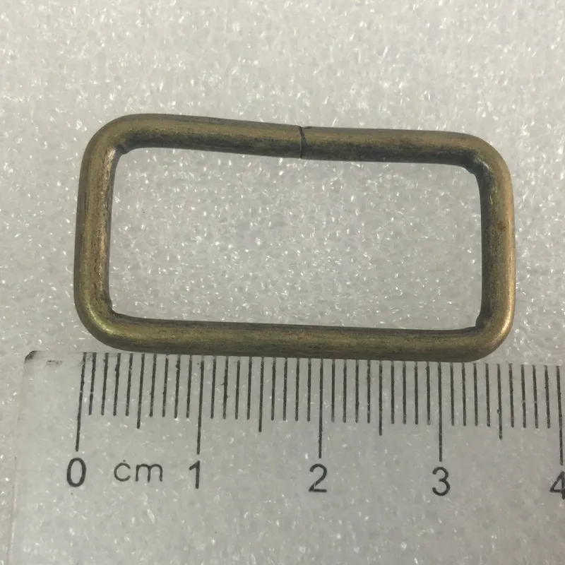 5 шт. 32 мм античные бронзовые прямоугольные кольца для пряжки пояса тесьма ленты